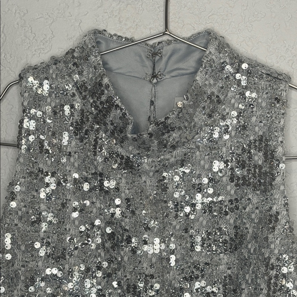 NWT Amanda Uprichard  Marshall Mini Dress in Stellar Medium Revolve - Picture 4 of 15